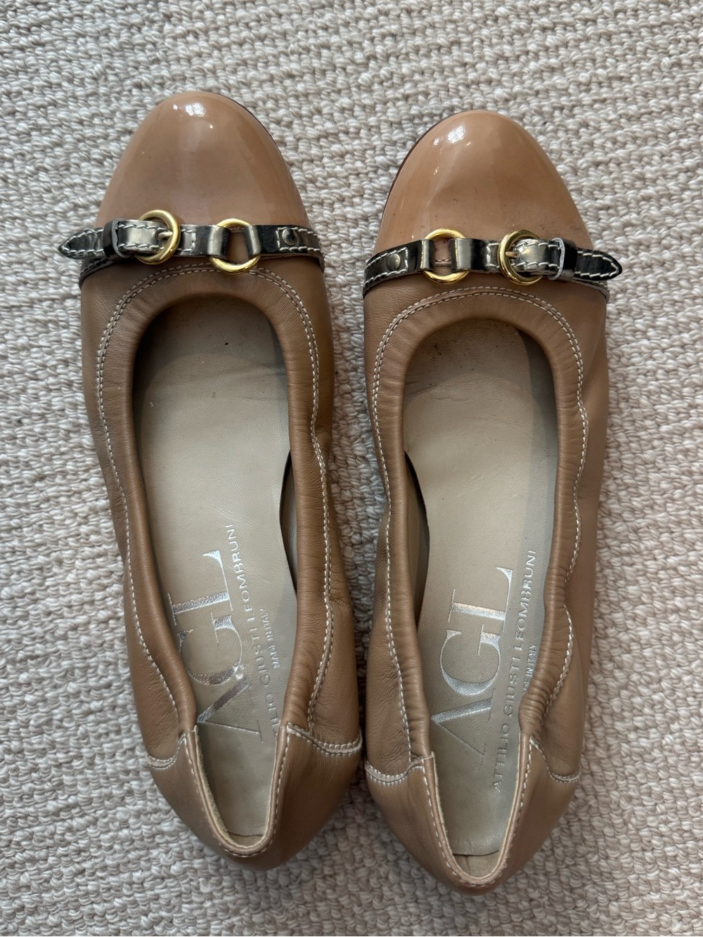 AGL Attilio Giusti Leombruni - Monika cap toe ballet flats
